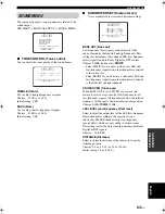 Предварительный просмотр 67 страницы Yamaha YSP-900BL Owner'S Manual