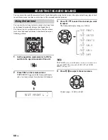 Предварительный просмотр 72 страницы Yamaha YSP-900BL Owner'S Manual