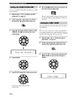 Предварительный просмотр 78 страницы Yamaha YSP-900BL Owner'S Manual