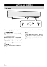 Предварительный просмотр 10 страницы Yamaha YSP1100BL Owner'S Manual