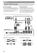 Предварительный просмотр 24 страницы Yamaha YSP1100BL Owner'S Manual