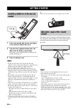 Предварительный просмотр 28 страницы Yamaha YSP1100BL Owner'S Manual