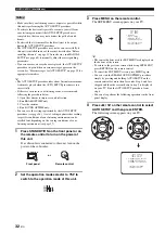 Предварительный просмотр 36 страницы Yamaha YSP1100BL Owner'S Manual