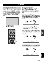 Предварительный просмотр 43 страницы Yamaha YSP1100BL Owner'S Manual