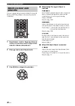 Предварительный просмотр 50 страницы Yamaha YSP1100BL Owner'S Manual