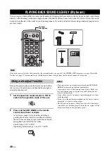 Предварительный просмотр 52 страницы Yamaha YSP1100BL Owner'S Manual