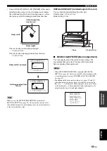 Предварительный просмотр 67 страницы Yamaha YSP1100BL Owner'S Manual