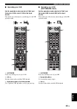 Предварительный просмотр 87 страницы Yamaha YSP1100BL Owner'S Manual