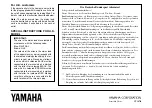 Предварительный просмотр 7 страницы Yamaha YST-M15 Owner'S Manual