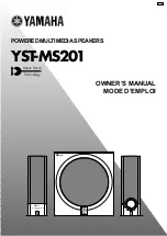 Предварительный просмотр 1 страницы Yamaha YST-MS201 Owner'S Manual