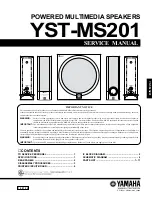 Предварительный просмотр 1 страницы Yamaha YST-MS201 Service Manual