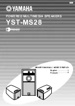 Yamaha YST-MS28 Owner'S Manual предпросмотр