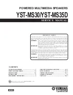 Yamaha YST-MS30 Service Manual предпросмотр