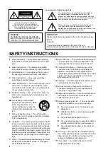 Preview for 2 page of Yamaha YST-MS35D Owner'S Manual