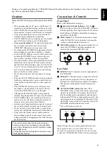 Предварительный просмотр 5 страницы Yamaha YST-MSW8 Owner'S Manual