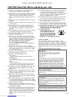 Preview for 5 page of Yamaha YST-SW005 Owner'S Manual