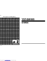 Предварительный просмотр 16 страницы Yamaha YST-SW005 Service Manual