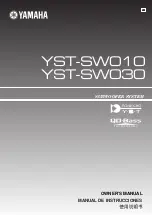 Preview for 1 page of Yamaha YST-SW010 Manual