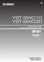 Preview for 1 page of Yamaha YST-SW0110 Owner'S Manual