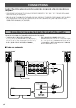 Предварительный просмотр 6 страницы Yamaha YST-SW105 Owner'S Manual