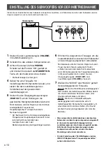 Предварительный просмотр 40 страницы Yamaha YST-SW105 Owner'S Manual