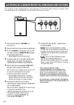 Preview for 54 page of Yamaha YST-SW105 Owner'S Manual