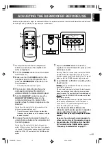 Предварительный просмотр 17 страницы Yamaha YST-SW1500 Owner'S Manual