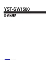 Предварительный просмотр 39 страницы Yamaha YST-SW1500 Service Manual