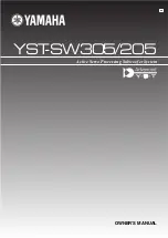 Yamaha YST-SW205 Owner'S Manual preview