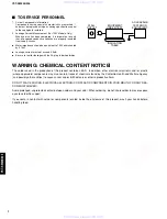 Предварительный просмотр 2 страницы Yamaha YST-SW205 Service Manual