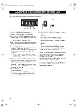 Предварительный просмотр 14 страницы Yamaha YST-SW225 Owner'S Manual