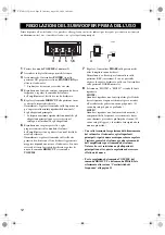 Предварительный просмотр 82 страницы Yamaha YST-SW225 Owner'S Manual