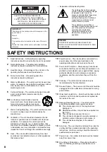 Предварительный просмотр 2 страницы Yamaha YST-SW320 Owner'S Manual