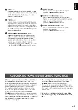 Предварительный просмотр 13 страницы Yamaha YST-SW320 Owner'S Manual