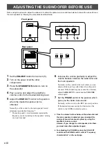 Предварительный просмотр 14 страницы Yamaha YST-SW320 Owner'S Manual