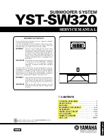 Yamaha YST-SW320 Service Manual preview