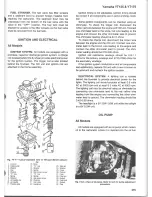 Preview for 6 page of Yamaha YT125G Condensed Service Data