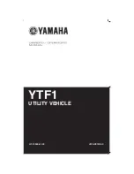 Предварительный просмотр 1 страницы Yamaha YTF1 Owner'S/Operator'S Manual