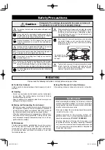 Предварительный просмотр 5 страницы Yamaha YV-1600A Owner'S Manual