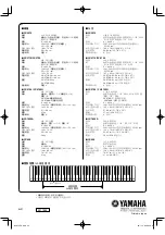 Предварительный просмотр 62 страницы Yamaha YV-1600A Owner'S Manual