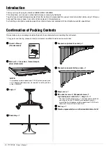 Preview for 4 page of Yamaha YV3030MS Owner'S Manual