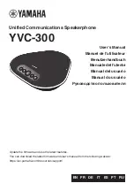 Preview for 1 page of Yamaha YVC-300 User Manual