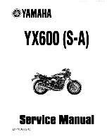 Предварительный просмотр 1 страницы Yamaha YX600A Service Manual