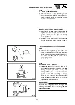 Предварительный просмотр 32 страницы Yamaha YZ 125 Owner'S Service Manual