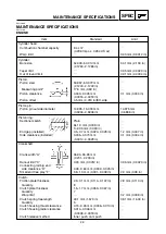 Предварительный просмотр 70 страницы Yamaha YZ 125 Owner'S Service Manual