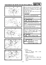 Предварительный просмотр 176 страницы Yamaha YZ 125 Owner'S Service Manual