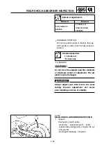 Предварительный просмотр 190 страницы Yamaha YZ 125 Owner'S Service Manual