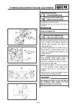 Предварительный просмотр 204 страницы Yamaha YZ 125 Owner'S Service Manual