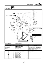 Предварительный просмотр 222 страницы Yamaha YZ 125 Owner'S Service Manual