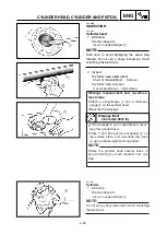 Предварительный просмотр 254 страницы Yamaha YZ 125 Owner'S Service Manual